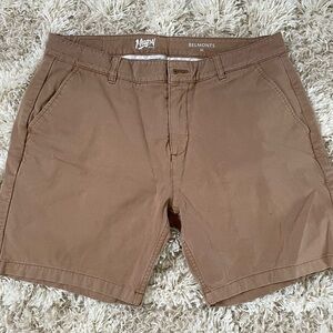 Mugsy Belmonts Chino Shorts. Worn, still in great condition. Size 35 waist.